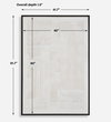 Clean Slate Hand Painted Canvas, Art by Uttermost, 41.7" width x 61.7" height x 1.5" depth thumbnail 3