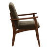 Talesa Dining Chair Olive, by Dovetail, 23.25" width x 35.5" height x 25.75" depth thumbnail 3
