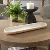 Sculpted Onyx Bowl, Decorative Tray by Uttermost, 21.75" width x 1.25" height x 6" depth thumbnail 2