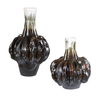 Umbrian White & Brown Gourd Vases Set/2, Decorative by Uttermost, 8.5" width x 13.25" height x 8.5" depth thumbnail 1