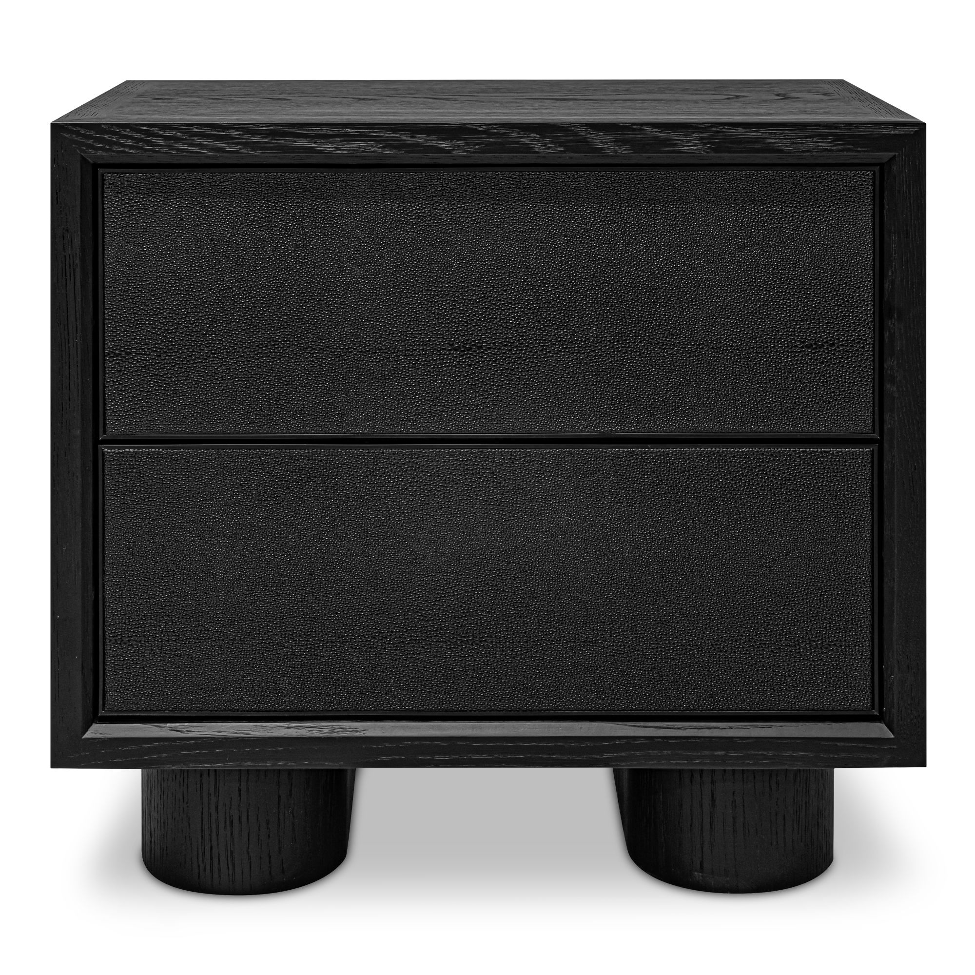Marcelle Nightstand Black, by Moe's Home, 24" width x 21.63" height x 15" depth View 1