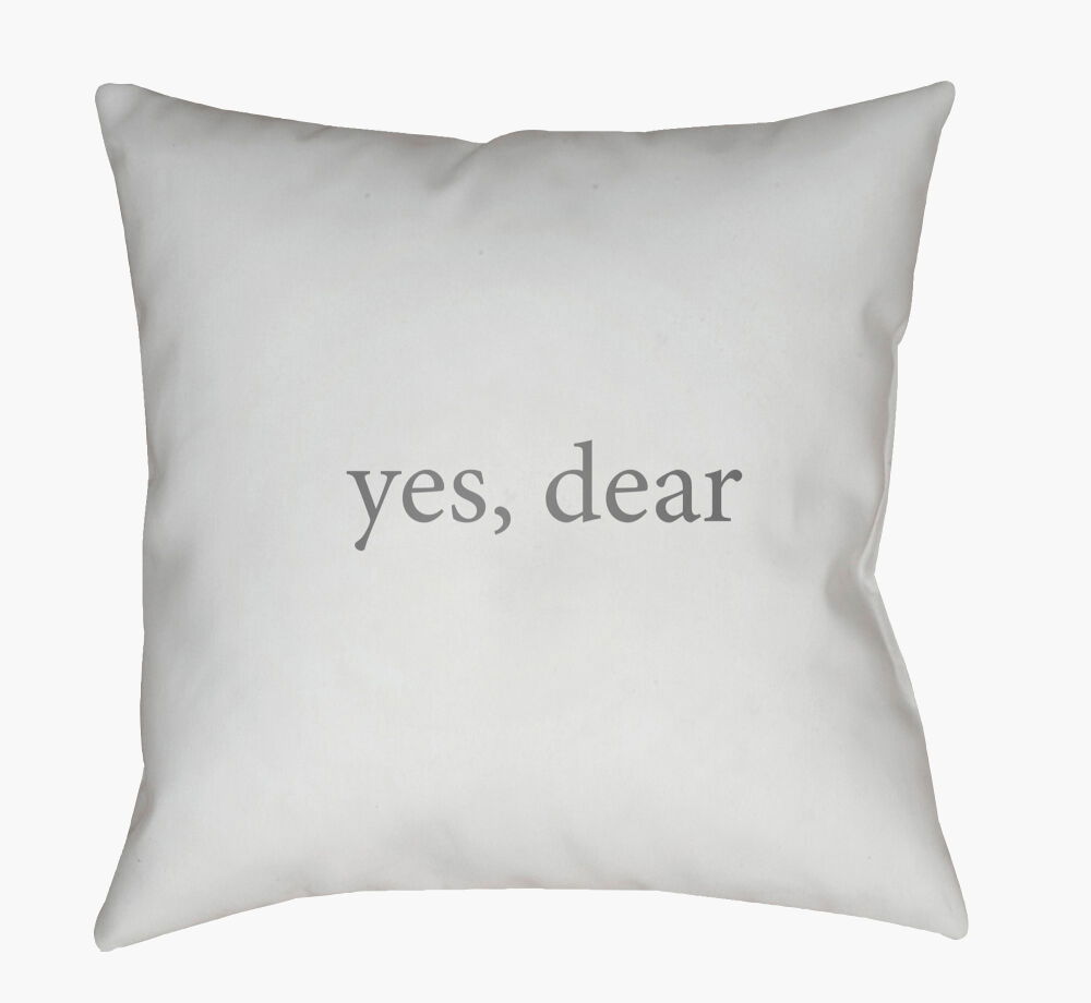 Yes, Dear Accent Pillow large image 