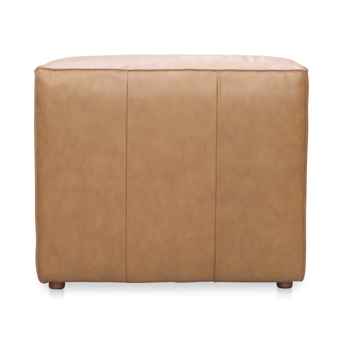 Form Slipper Chair Sonoran Tan Leather, Accent Chair by Moe's Home, 31" width x 26" height x 40.5" depth View 4