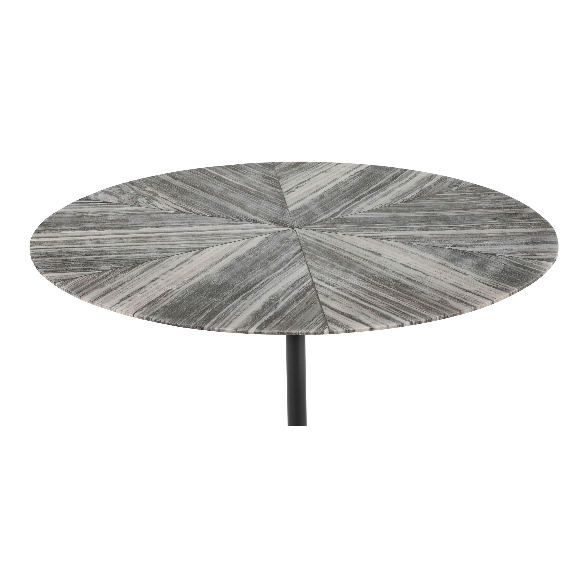 Nyles Marble Dining Table, by Moe's Home, 39" width x 30" height x 39" depth View 6