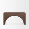 Laraya Dark Brown Wood Arched Console Table, by Mercana, 55" length x 16" width x 30" height thumbnail 5