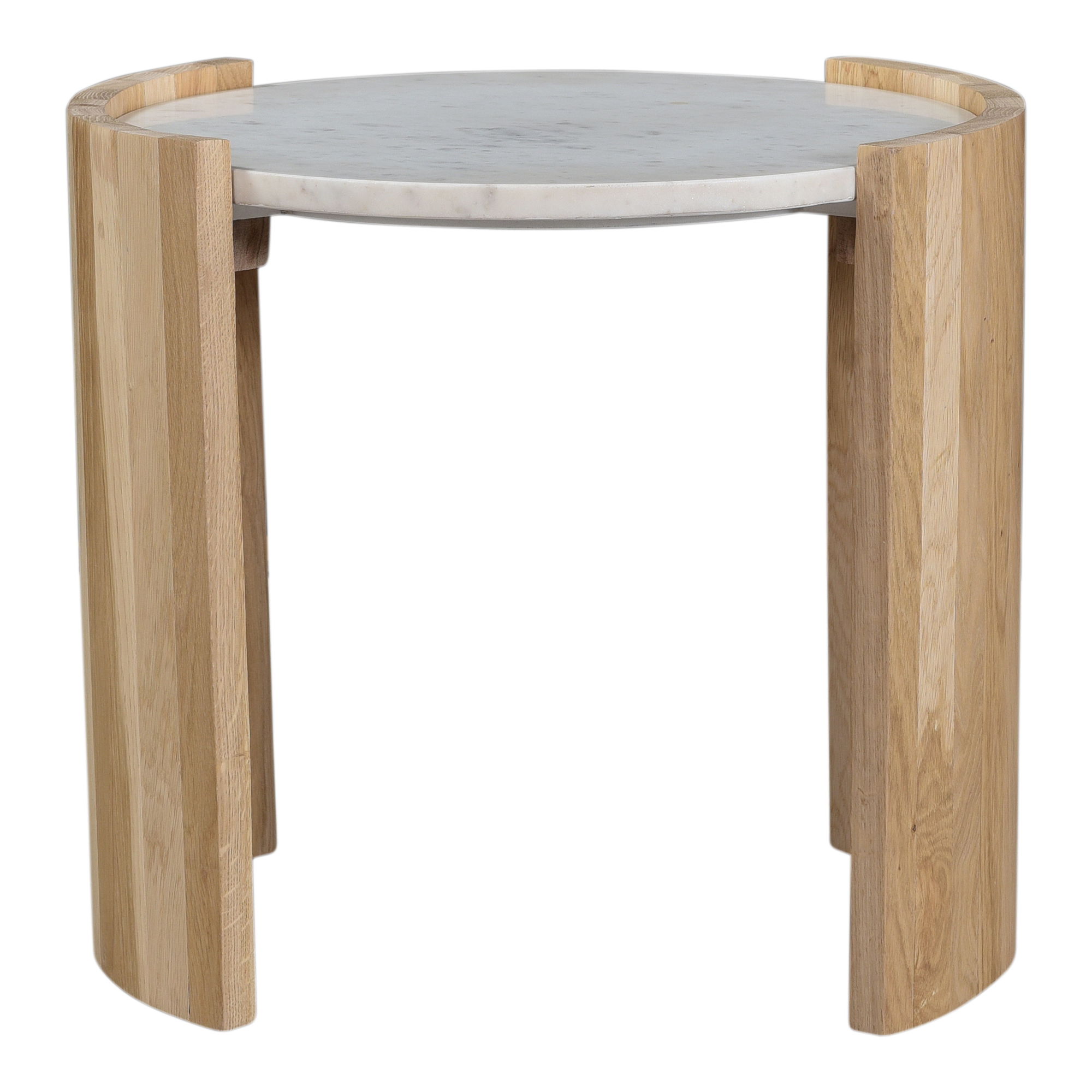 Dala Side Table White, Side & End Table by Moe's Home, 20" width x 18.5" height x 18.5" depth View 1