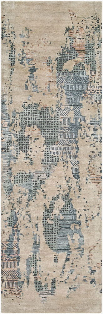 Opulence Handmade Rug, by Surya, 8' length x 2'6" width
