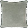 Washed Cotton Velvet Accent Pillow Down thumbnail 0