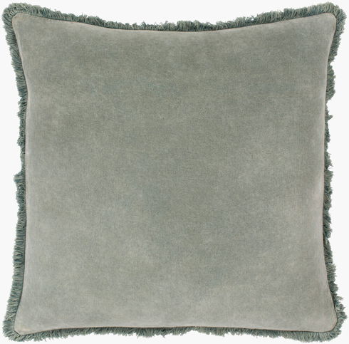 Washed Cotton Velvet Accent Pillow