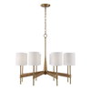 Lautoka Rattan 8 Light Chandelier, Pendant by Uttermost, 32" width x 26" height x 32" diameter x 32" depth thumbnail 4