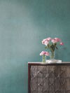 Oasis Dark Teal Wallpaper, by York Wall, 27' length x 2'3" width x 0.02" depth thumbnail 2