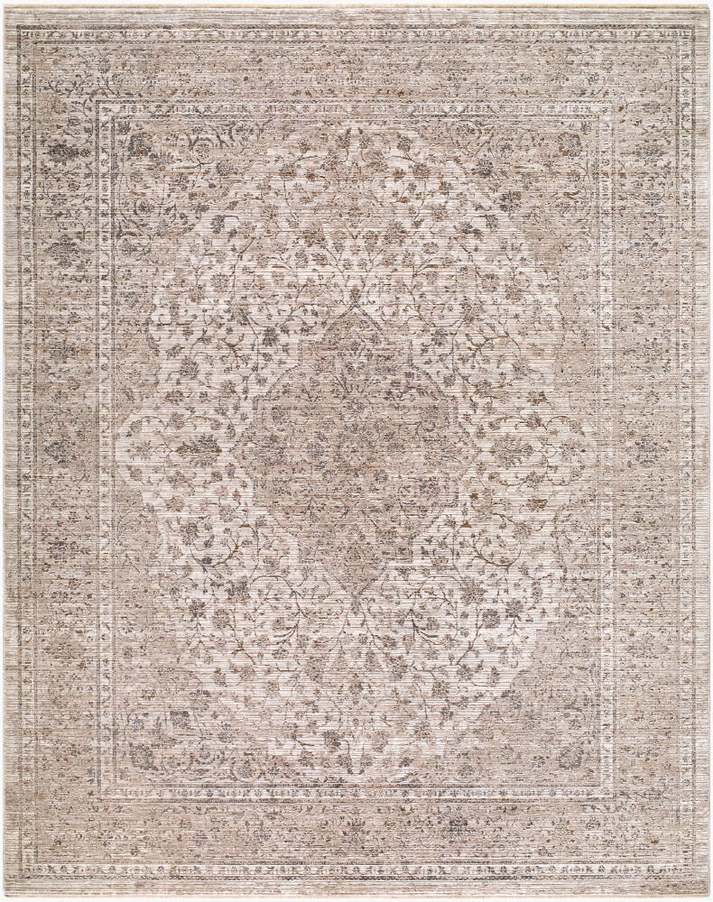 Demre Machine Woven Rug, by Surya, 1'3.75" length x 1'3.75" width