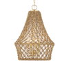 Macrame 4 Light Rope Pendant, by Uttermost, 18" width x 25.5" height x 18" diameter thumbnail 4