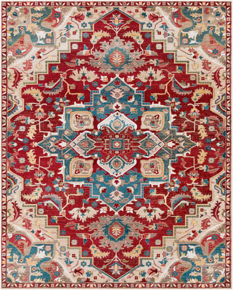 Crafty Machine Woven Rug, by Surya, 1'5.72" length x 1'5.72" width