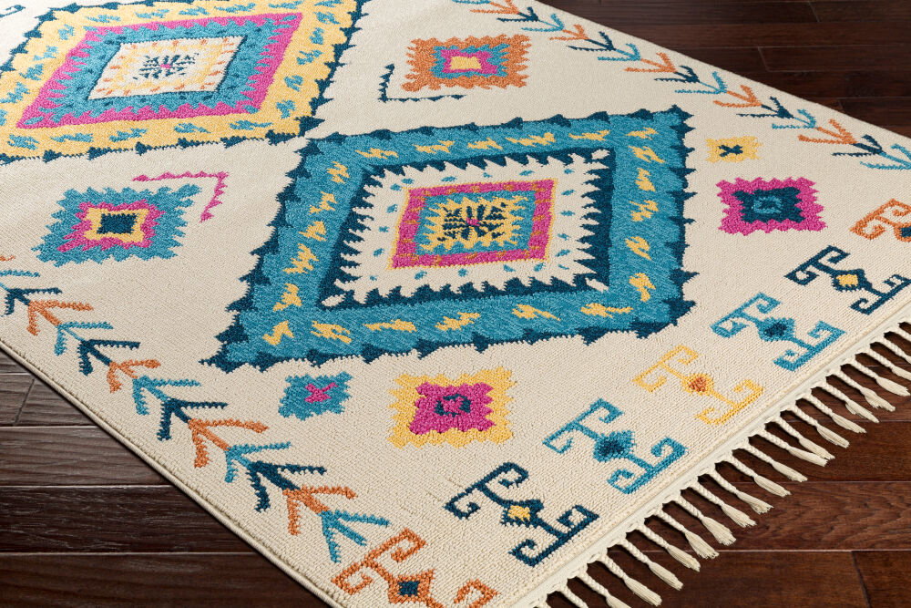 Love Machine Woven Rug, by Surya, 1'3.75" length x 1'3.75" width