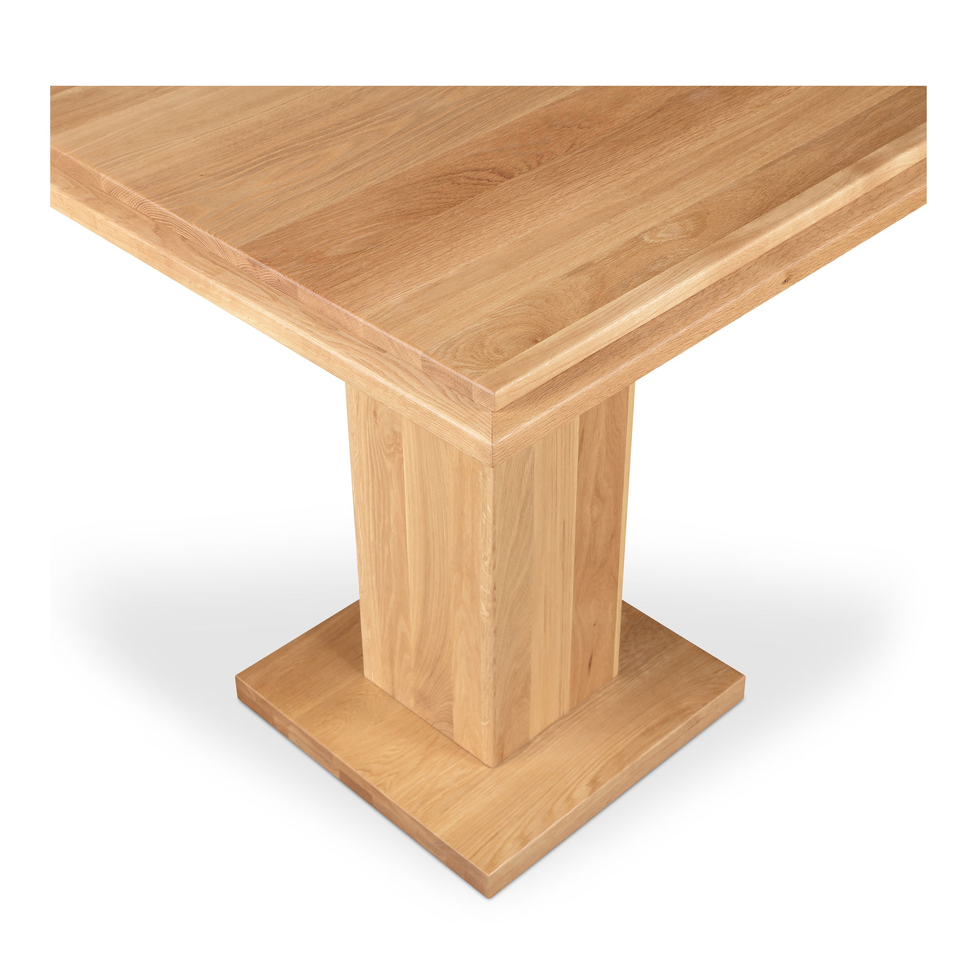 May Counter Table Natural Oak, Counter & Bar Table by Moe's Home, 35" width x 36" height x 35" depth View 3