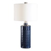 Thalia Royal Blue Table Lamp, by Uttermost, 1'4" width x 2'7" height x 1'4" depth thumbnail 1