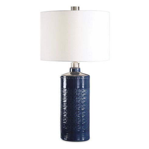Thalia Royal Blue Table Lamp
