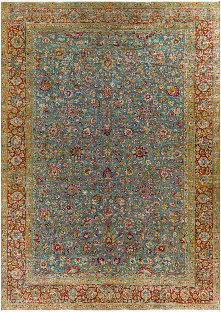 Antique One of a Kind Handmade Rug, by Surya, 11'8" length x 8'2" width