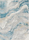 San Francisco Machine Woven Rug, by Surya, 1'3.75" length x 1'3.75" width thumbnail