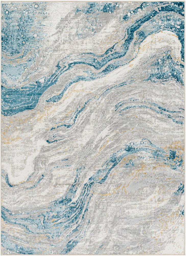 San Francisco Machine Woven Rug, by Surya, 1'3.75" length x 1'3.75" width