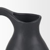 Valora Matte Black Ceramic Jug, Decorative Jar by Mercana, 7.09" length x 5.31" width x 14.76" height thumbnail 7
