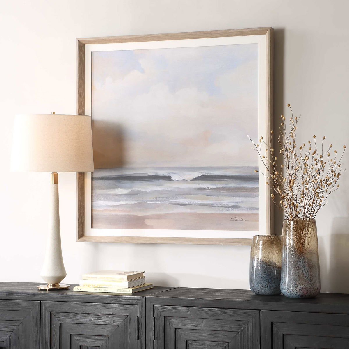 Haze Framed Print, Art by Uttermost, 40.87" width x 40.87" height x 2" depth View 2