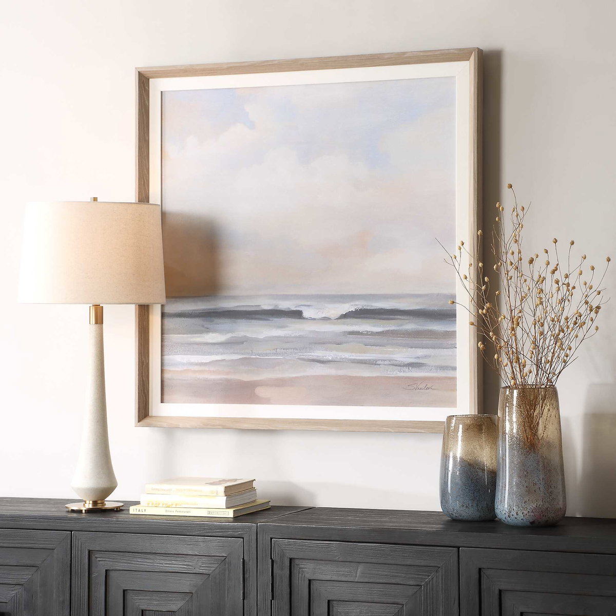 Haze Framed Print, Painting by Uttermost, 40.87" width x 40.87" height x 2" depth View 2