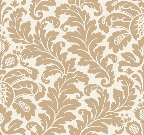 Modern Romance Gold Metallic Wallpaper