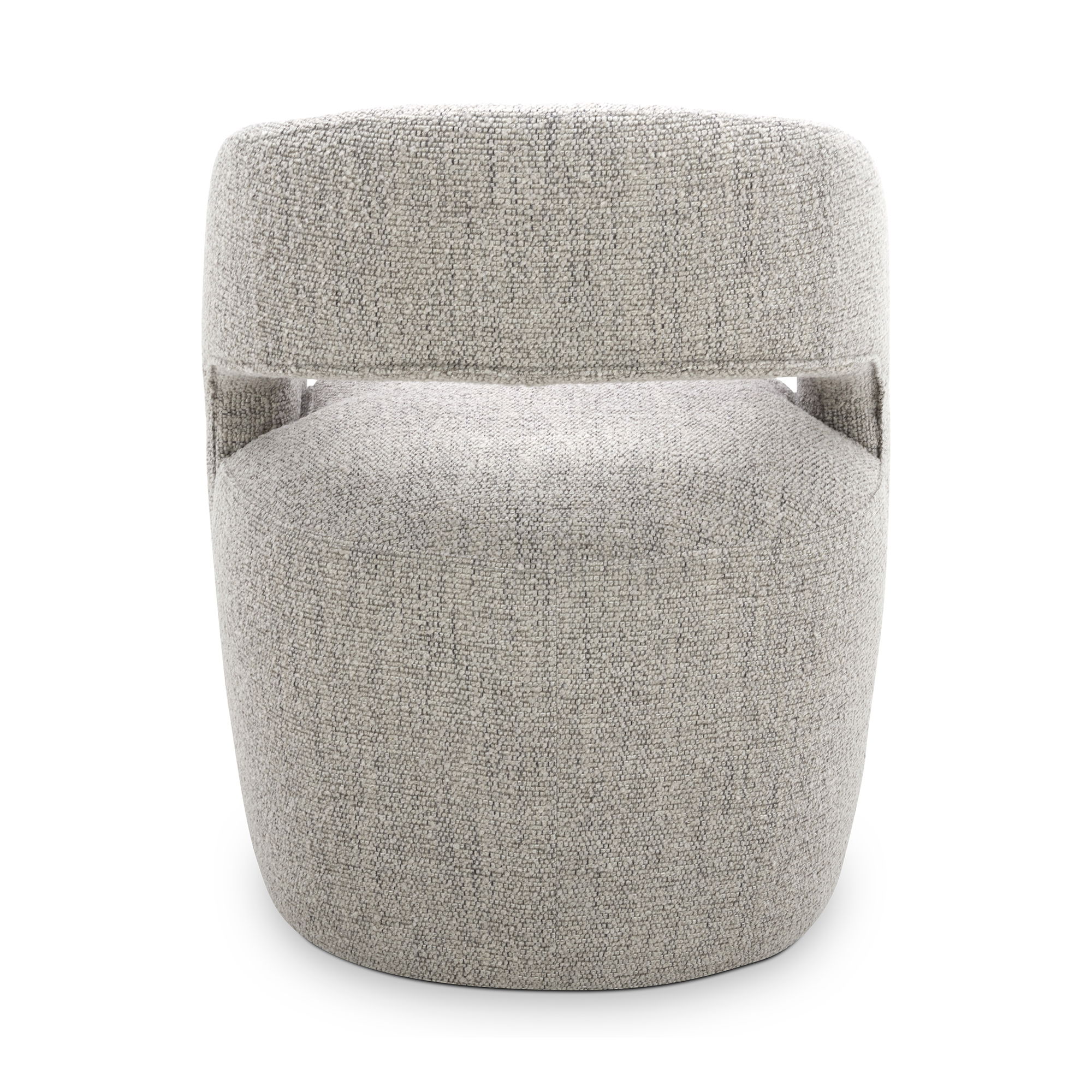 Barrow Rolling Dining Chair Grey Storm large image 