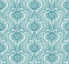 Lotus Palm Aqua Wallpaper thumbnail 0