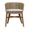 Keith Dining Chair Set of 2 Natural, by Dovetail, 23" width x 28" height x 22.5" depth thumbnail 2