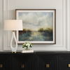 Blue Reverie Framed Abstract Lake Print, Painting by Uttermost, 41.25" width x 35.25" height x 2.5" depth thumbnail 2