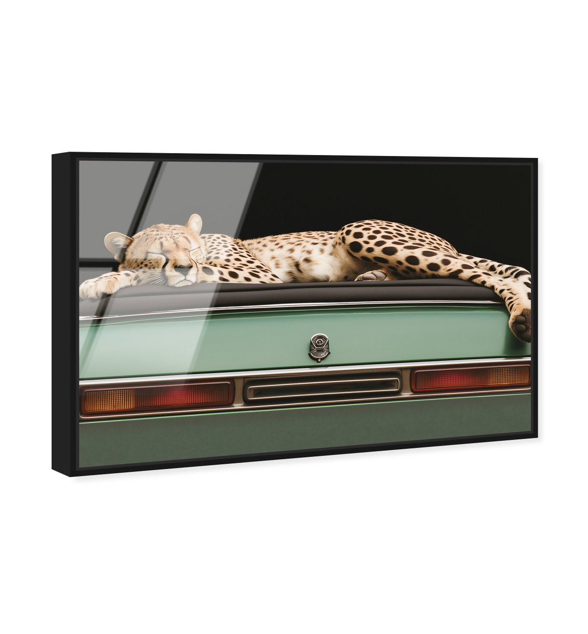 Sleepy Cadi Cheetah (No Embellishment), Art by Oliver Gal,  45x30 View 2