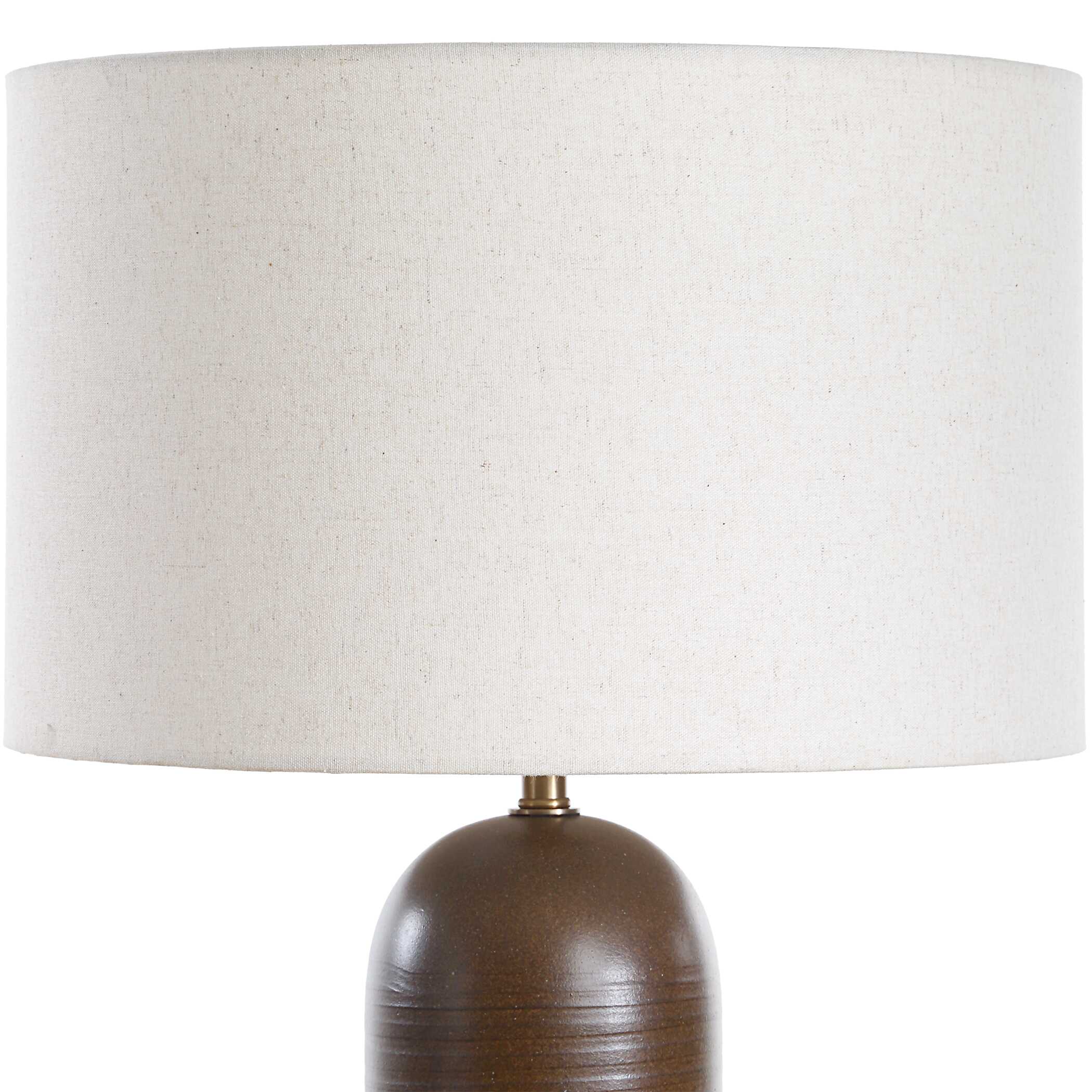 Trexler Brown Table Lamp, by Uttermost, 17" width x 29.5" height x 17" depth View 6