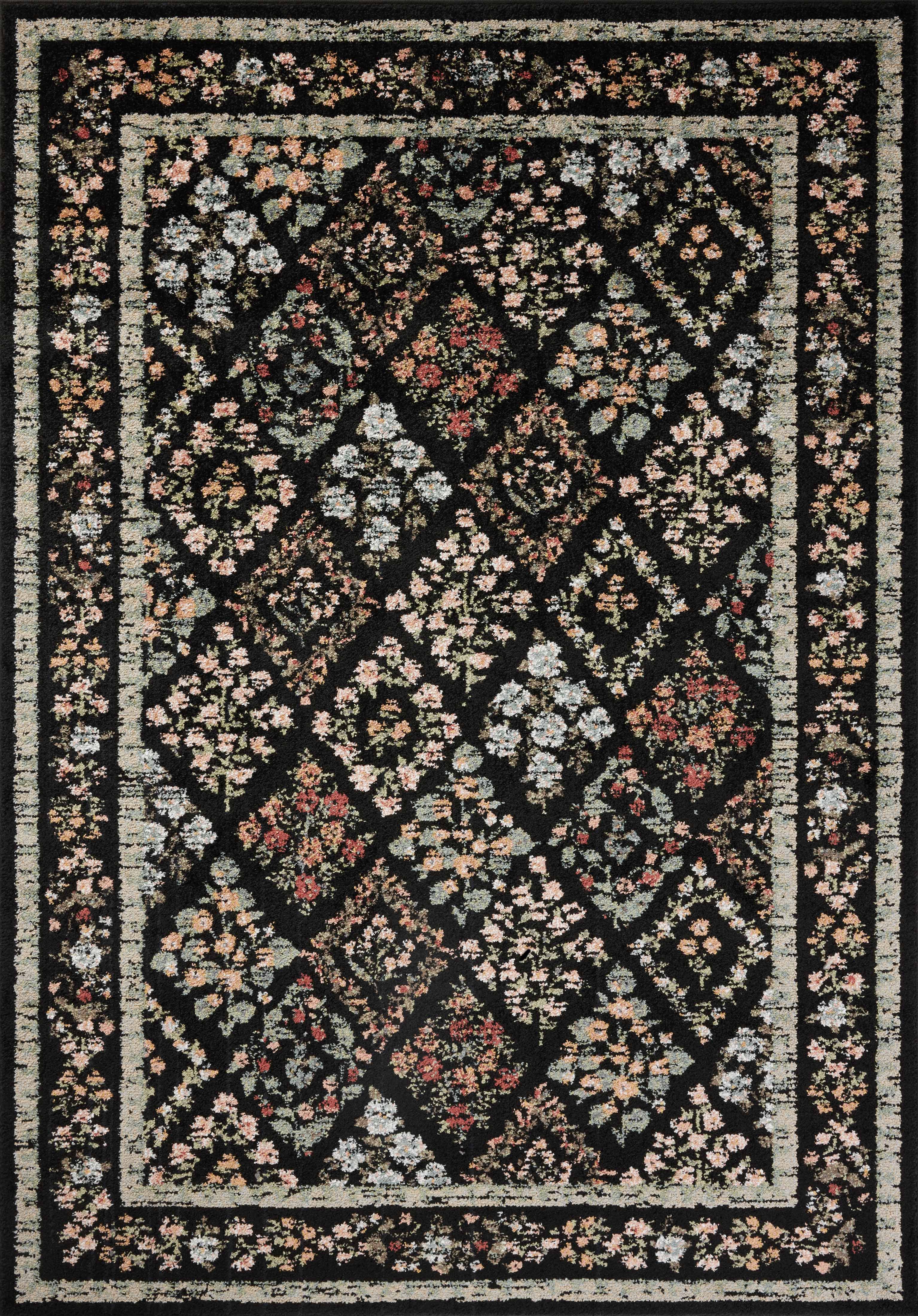 Rifle Paper Co. x Loloi Laurel Rug, 2'8" length x 4' width View 1