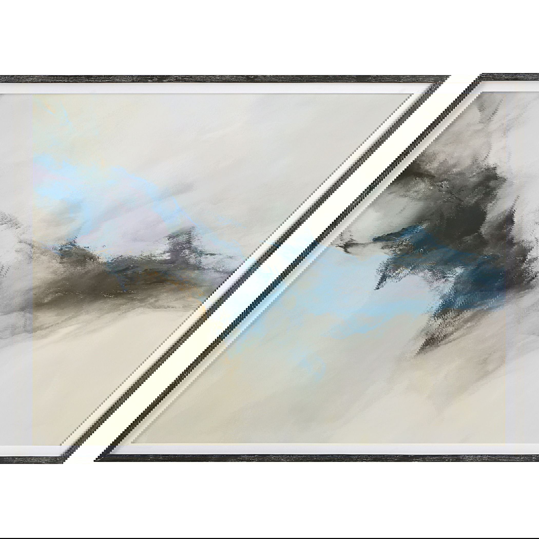 Terra Nova Abstract Framed Print, Painting by Uttermost, 51.75" width x 39.75" height x 2" depth View 1