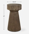 Tree Trails Oak Accent Table, Side & End Table by Uttermost, 12.5" width x 22" height x 12.5" depth thumbnail 3