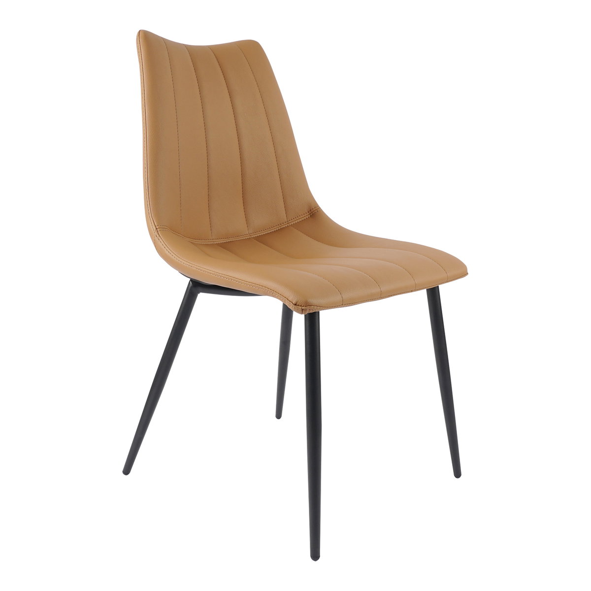 Alibi Dining Chair Tan - Set Of Two, by Moe's Home, 18" width x 33" height x 20" depth View 4
