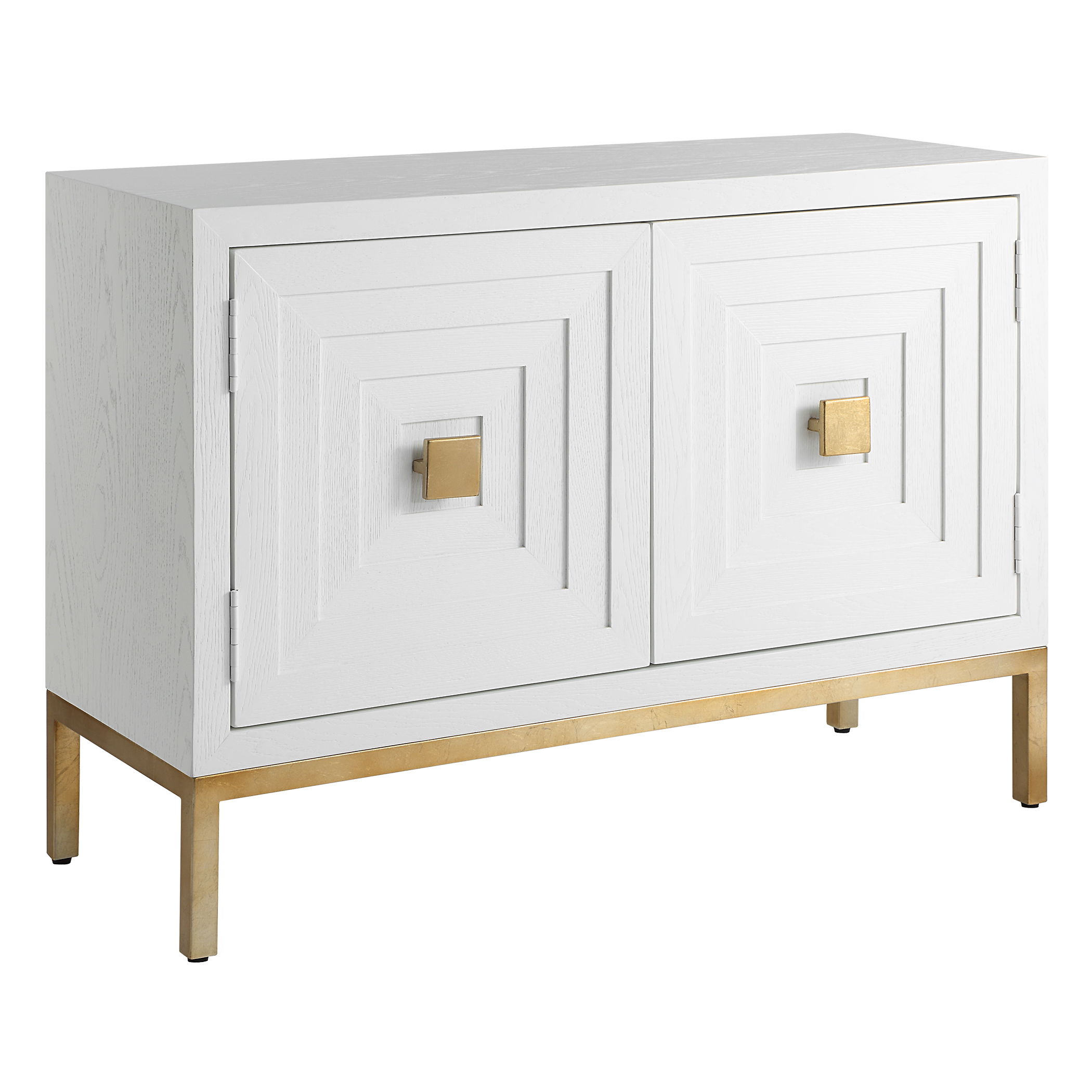 Aiken White 2 Door Cabinet large image 