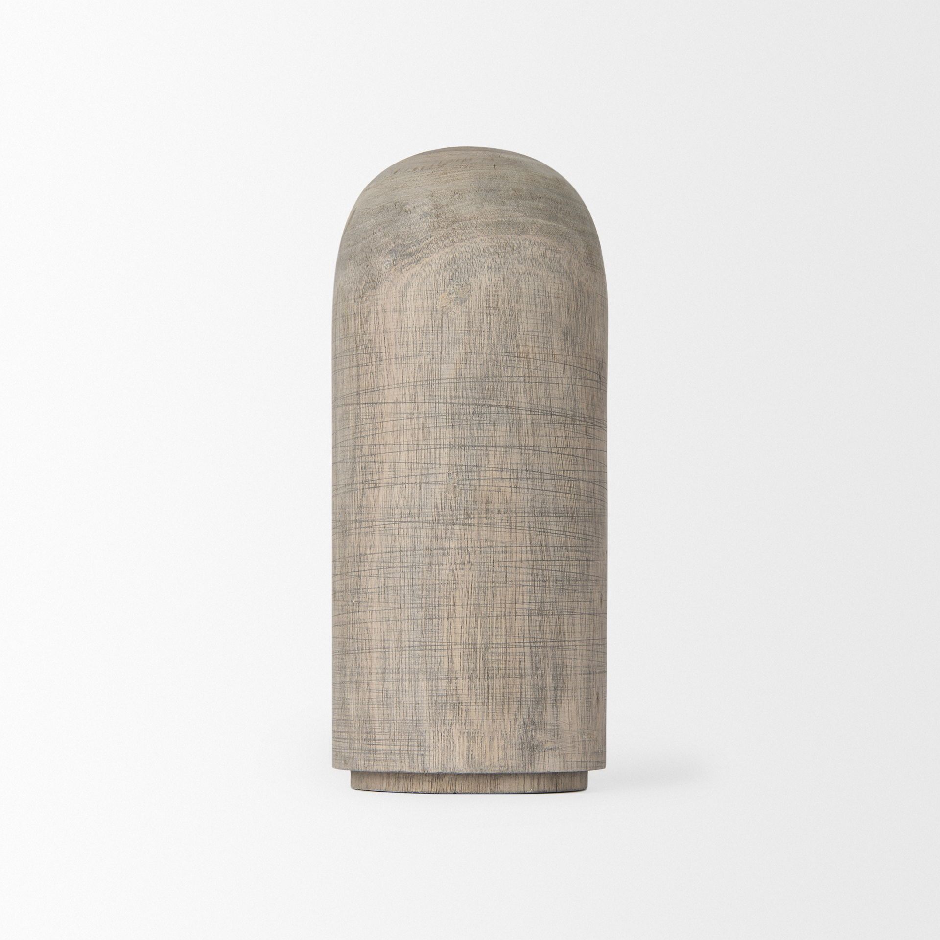 Knox Medium Gray-Wash Wood Decorative Object large image 