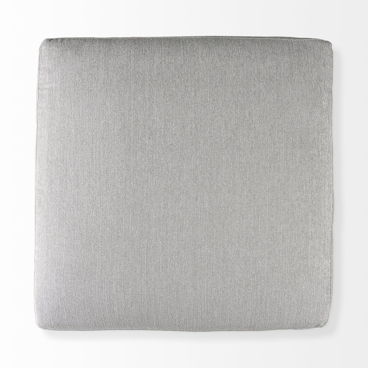 Valence  Light Gray Full Size Ottoman Sectional Piece, Sectional Sofa by Mercana, 38.58" length x 38.58" width x 17.72" height View 8