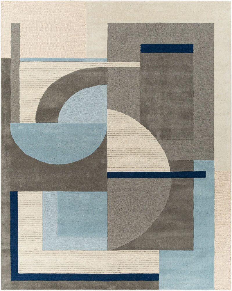 Brooklyn Handmade Rug, by Surya, 1'6" length x 1'6" width