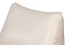 Kennett Swivel Chair Crystal White Leath, by Sarreid, 3' length x 2'9" width x 2'9" height thumbnail 4