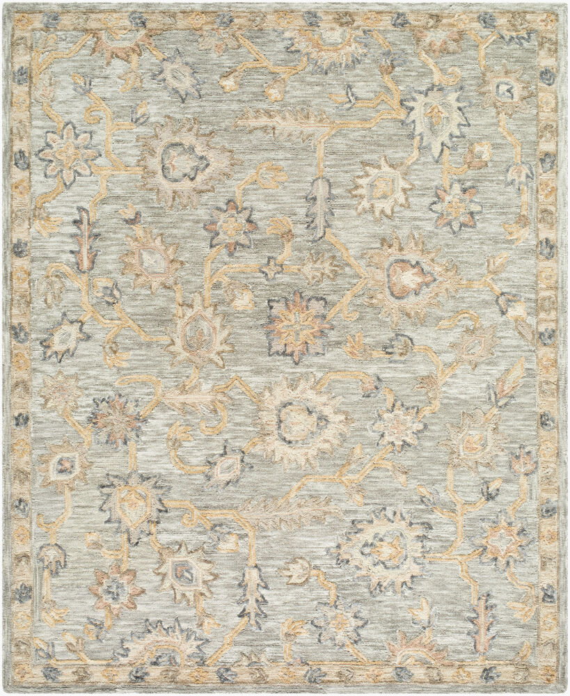Arnold Handmade Rug, by Surya, 1'6" length x 1'6" width