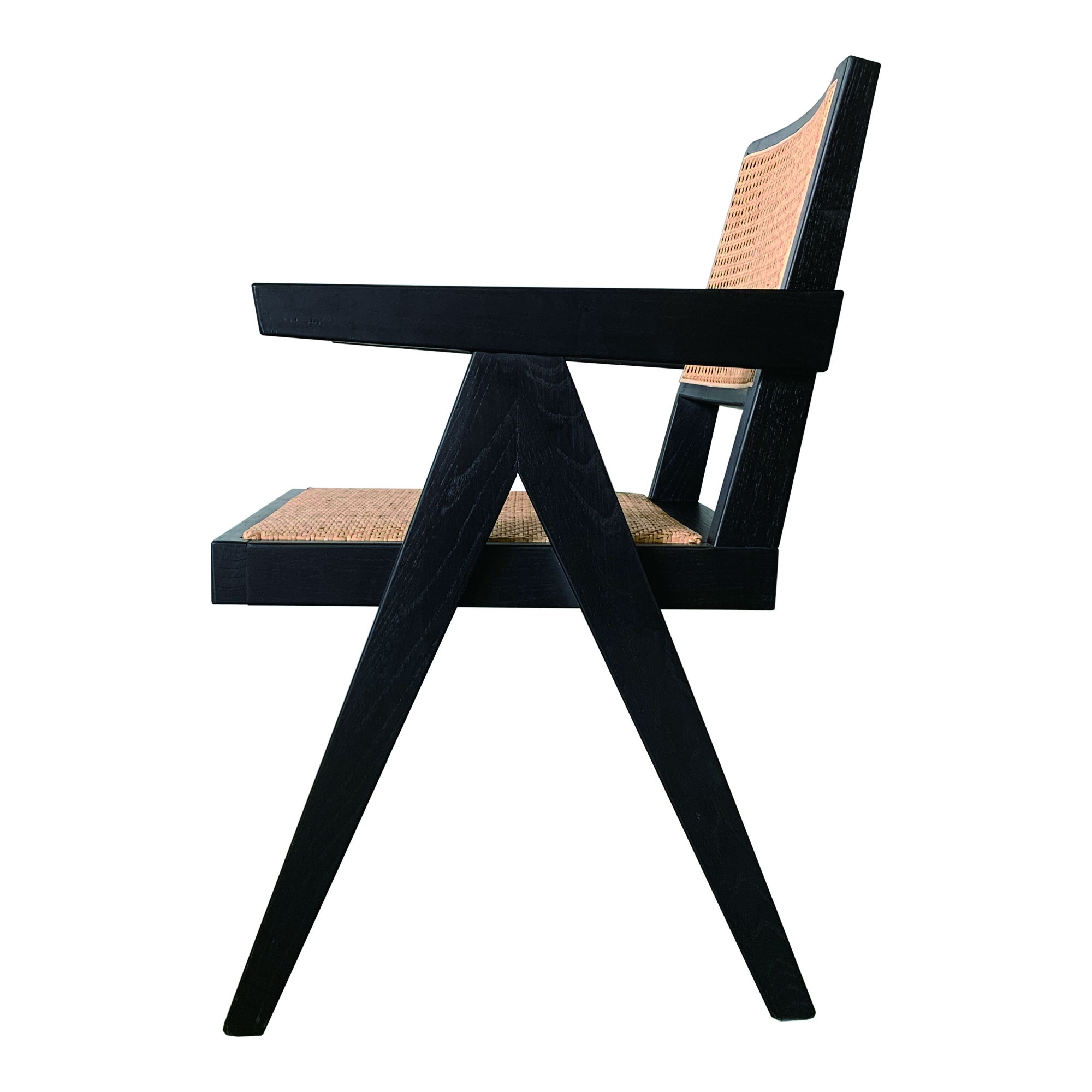 Takashi Chair Black- Set Of Two, Dining Chair by Moe's Home, 20" width x 33" height x 20" depth View 5
