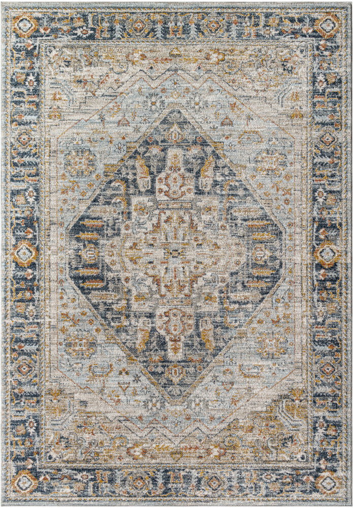 Beckham Machine Woven Rug, by Surya, 1'3.75" length x 1'3.75" width