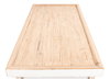 Large Wood Panel Coffee Tbl, Ant. White, Coffee Table by Sarreid, 80" length x 37" width x 19" height thumbnail 5