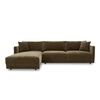 Bryn Sectional Left Heritage Cedar Green, Sectional Sofa by Moe's Home, 115.5" width x 31.5" height x 70.5" depth thumbnail 1