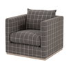 Siena Plinth Base Swivel Club Chair, Accent Chair by Essentials for Living, 33" width x 35" height x 35" depth thumbnail 2